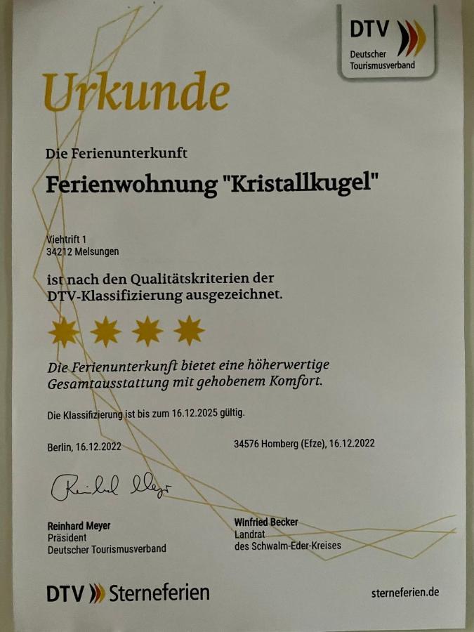 Kristallkugel Melsungen Extérieur photo